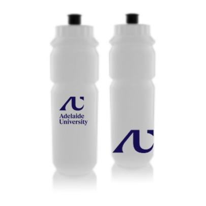 Adelaide University Basics Drink Bottle (White)