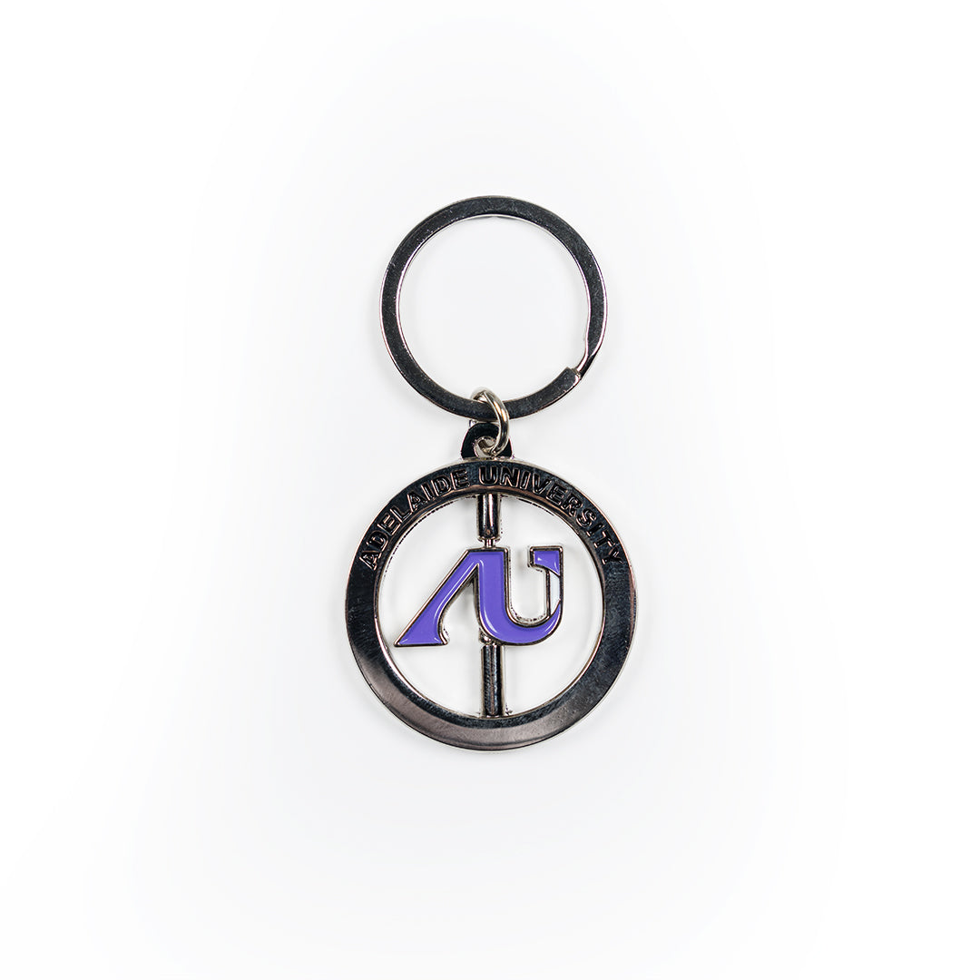 Adelaide University Spinner Key Ring