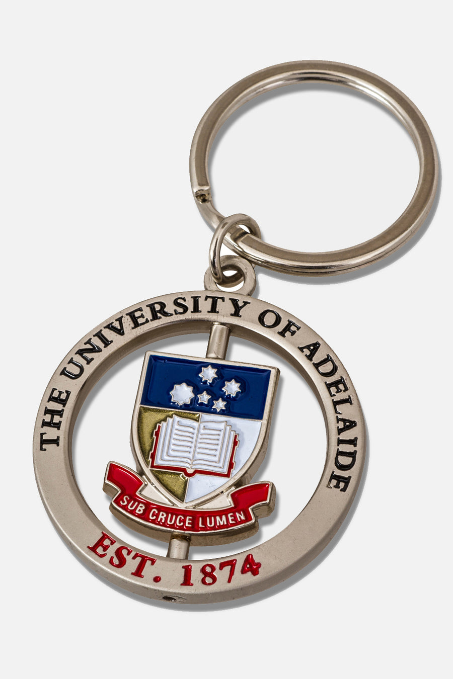 University of Adelaide Spinner Key Ring - The Adelaide Store