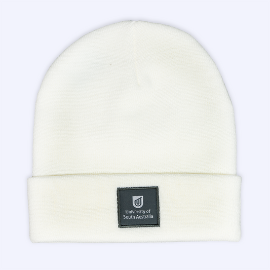 UniSA White Beanie