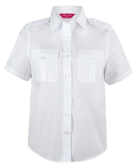 Short Sleeve Epaulette Shirt- Women's fit