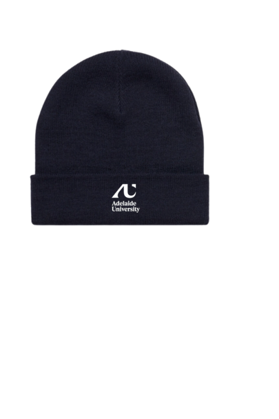 Adelaide University Cuff Beanie in Navy