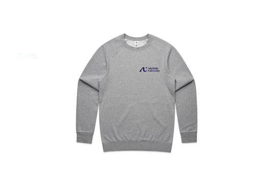Adelaide University Crew Neck in Grey Marle
