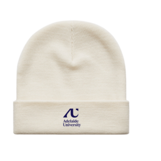Adelaide University Cuff Beanie in Limestone