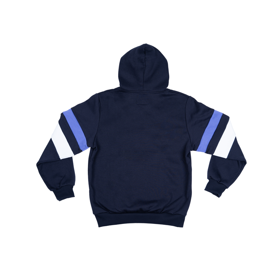 Adelaide University Navy & Purple Panel Hoodie Unisex