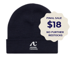 Adelaide University Cuff Beanie in Navy