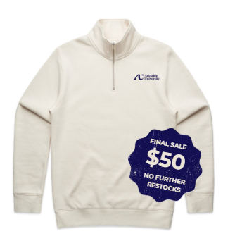 Adelaide University Quarter Zip (Limestone)