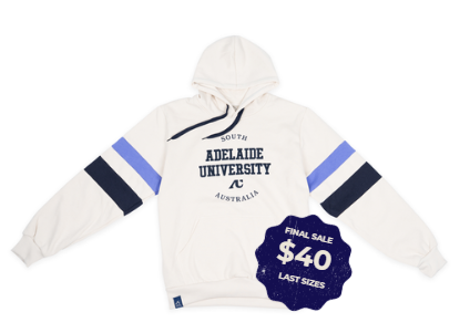 Adelaide University Panel Hoodie- Limestone