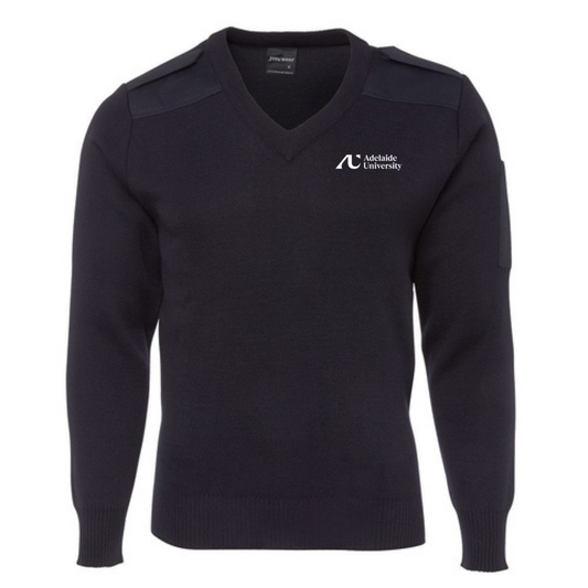 AU Aviation V-Neck Epaulette Knit (Unisex)