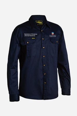 Bachelor of Science (Animal Science) Drill Shirt Men's
